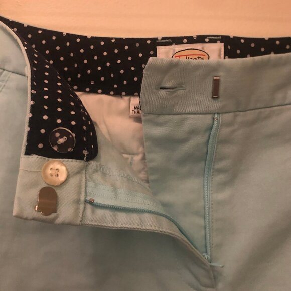 Talbots pool-blue chinos sz 8 - Picture 2 of 7